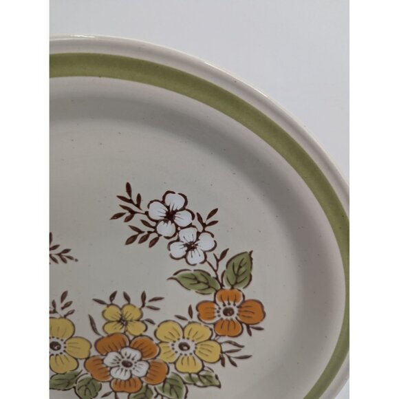 Country Casuals 12" Serving Plate Spring Garden Stoneware Made in Japan - Picture 5 of 8
